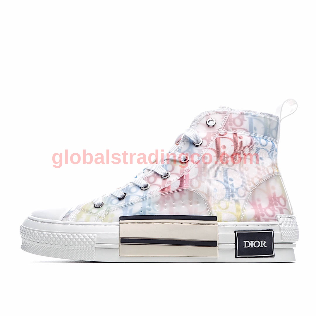 Dior B23 Oblique Slip-on Low Top Sneakers Sheer Print Sneakers